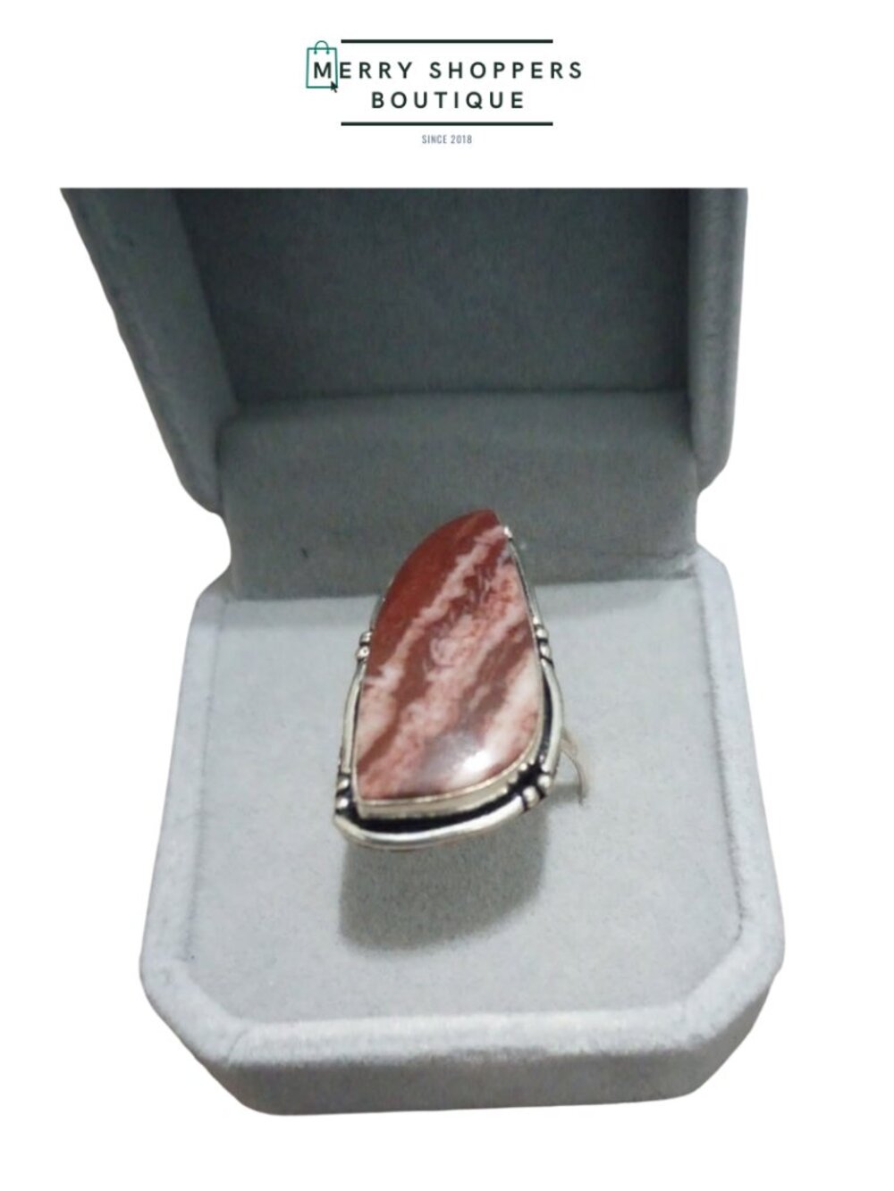 Sterling Silver Jasper Ring